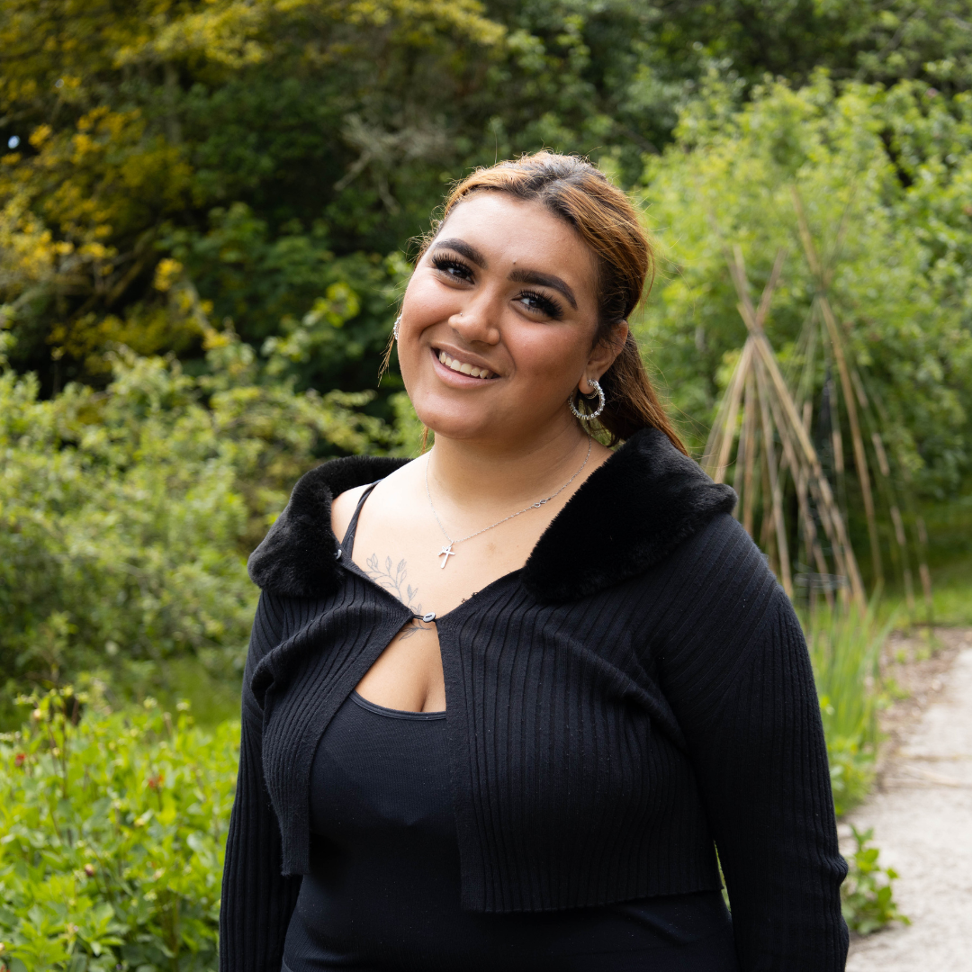 A photo of Jadelle in the walled gardens on Penryn Campus