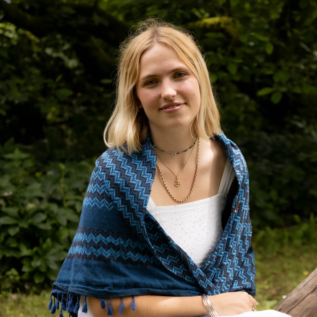 A photo of Connie in the walled gardens on Penryn Campus