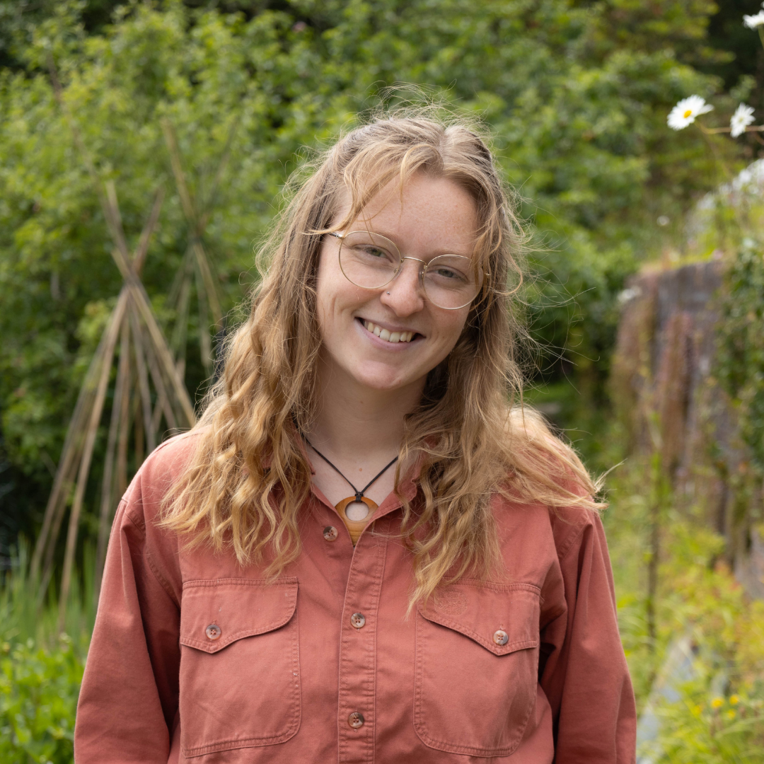 A photo of Marketa in the walled gardens on Penryn Campus