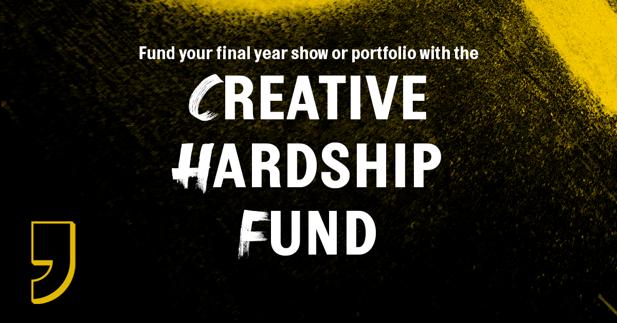 Creative Hardship Fund graphic